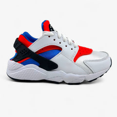 Nike Air Huarache White Black Bright Crimson Womens Size 6 Athletic Sneaker