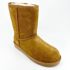 Koolaburra by UGG Koola Short Chestnut Womens Faux Fur Shearling Suede Boots
