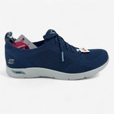Skechers Arch Fit Refine Freesia Navy Blue Womens Athletic Sneaker
