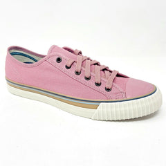 PF Flyers Center Lo Riess Pastel Pink White Womens Retro Sneakers PM11CL3K