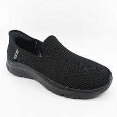 SKECHERS Go Walk Flex Relish Black Womens Slip On Sneakers