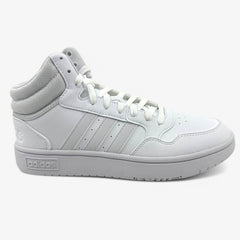 Adidas Hoops 3.0 Mid Cloud White Dash Grey Womens Athletic Sneaker