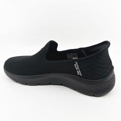 SKECHERS Go Walk Flex Relish Black Womens Slip On Sneakers