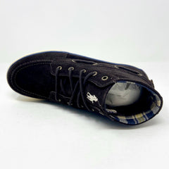 Polo Ralph Lauren Coast Mid Chocolate Brown Kids Casual Shoes 91342