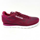 Reebok Classic Runner Jacquard Burgundy Mens 6 Womens 7.5 V66662