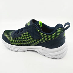 Skechers Rive Navy Lime Kids Boys Size 12 Sneakers