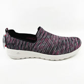 Skechers Go Walk Joy Terrific Black Pink Womens Slip On Comfort Shoes