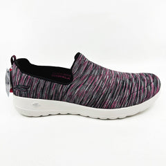 Skechers Go Walk Joy Terrific Black Pink Womens Slip On Comfort Shoes