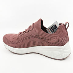 Skechers Bobs Sparrow 2.0 Allegiance Crew Rose Womens Slip On Sneakers