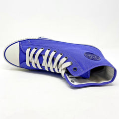 PF Flyers Center Hi Purple White Womens Retro Casual Sneakers PM11OH2O