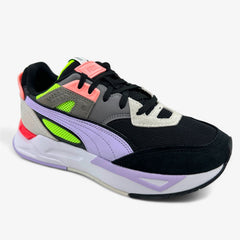 PUMA Mirage Sport Remix Black Light Lavender Womens Athletic Sneaker