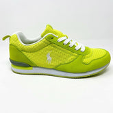 Polo Ralph Lauren Citron Dash Florescent Yellow Kids Casual Sneakers 990102J