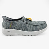 Skechers Go Walk Joy Iris Gray Womens Wide Athletic Sneaker