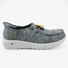 Skechers Go Walk Joy Iris Gray Womens Wide Athletic Sneaker