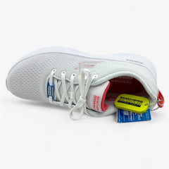 Skechers Go Walk Flex Cali White Hot Coral Womens Size 9.5 Athletic Sneaker