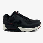 Nike Air Max 90 Leather GS Anthracite Black Team Red Kids Athletic Sneaker