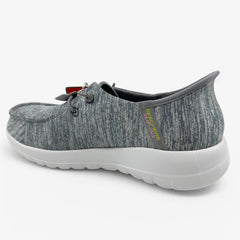 Skechers Go Walk Joy Iris Gray Womens Wide Athletic Sneaker