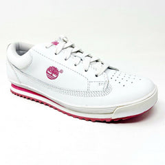 Timberland Timbercourt White Leather Womens Casual Sneakers 18383