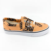 Vans Era Big Logo Off The Wall Tangerine Orange Black Womens Shoes Sneakers