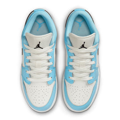 Air Jordan 1 Low Ice Blue Black (GS)