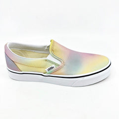 Vans Classic Slip On (Aura Shift) Multicolor True White Womens Size 6