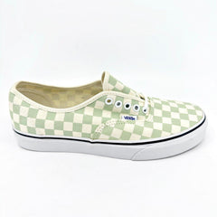 Vans Authentic (Checkerboard) Ambrosia Green White Womens Casual Shoes