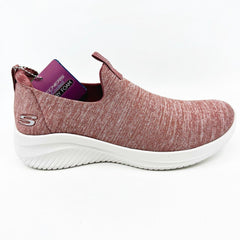 Skechers Ultra Flex 3.0 Slicked Rose Pink Womens Size 5.5 Comfort Shoes