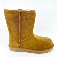 Koolaburra by UGG Koola Short Chestnut Womens Faux Fur Shearling Suede Boots