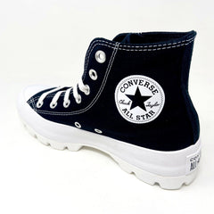 Converse Chuck Taylor All Star Lugged High Black White Platform Womens Sneakers