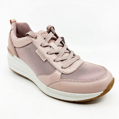 Skechers Billion Hot Days Mauve Womens Athletic Comfort Sneakers
