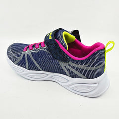 Skechers S Lights Shimmer Beams Sporty Glow Navy Multi Kids Girls Size 1