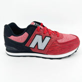 New Balance 574 Classics Sweatshirt Red Black Kids Running Sneakers KL574BEG