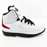 Nike Air Jordan 2 Retro White Varsity Red Black Womens Size 6.5 Sneakers