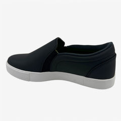 PUMA Tustin Fusion Slip On Black White Womens Spikeless Golf Shoes