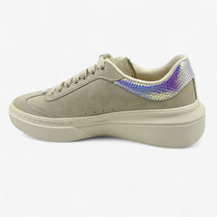 Skechers Cordova Classic Mirrored Brights Off White Womens Athletic Sneaker