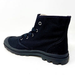 Palladium Pampa Hi Triple Black Womens Combat Boots 92352 060
