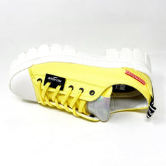 Palladium Revolt LO TX Aurora Yellow White Womens Platform Boots 97243 724