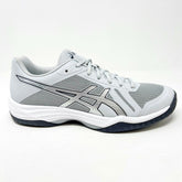 Asics Gel-Tactic Glacier Grey Silver Womens Size 12 Volleyball Shoes B752N 9693