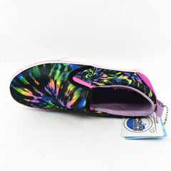 Skechers Marley Electric Tie Dye Black Multicolor Kids Girls Sneakers
