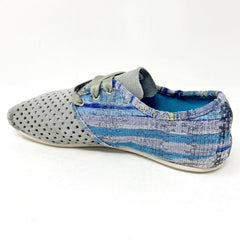 OTZ Shoes Jazz Batik High Rise Grey Womens Slip On Shoes 94101 043