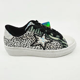 Skechers Goldie Leopard Remix White Leopard Kids Girls Size 12 Sneakers