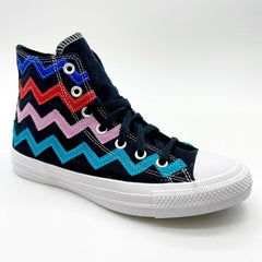 Converse Chuck Taylor All Star Hi Black University Red Womens Shoes 567167C