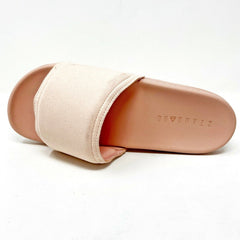STNDRD Standard Los Angeles Monaco Suede Pink Womens Slides Sandals