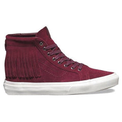 VANS Sk8 Hi Moc (Suede) Port Royale White Womens Size 10 Sneakers