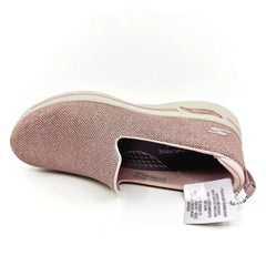Skechers Go Walk Arch Fit Vividly Mauve Womens Size 9 Slip On Shoes