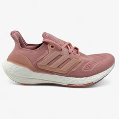Adidas UltraBoost 22 Mauve Pink White Womens Size 8 Athletic Sneaker