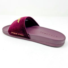 STNDRD Standard Monaco DC Comics x Wonder Woman Size 7 Burgundy Womens Sandal