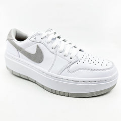Jordan Air Jordan 1 Elevate Low White Natural Grey White Womens Athletic Sneaker