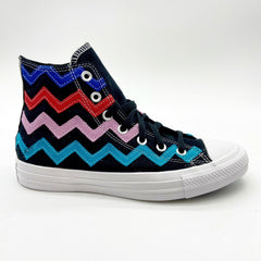 Converse Chuck Taylor All Star Hi Black University Red Womens Shoes 567167C
