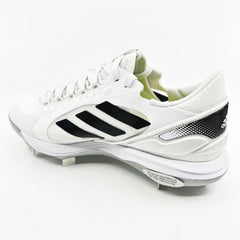 Adidas Purehustle 2 Elite White Black Womens Metal Softball Cleats